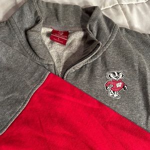 Colosseum Wisconsin Badgers quarter zip